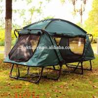 large luxury family canvas tent - Outdoor Traveling waterproof folding bed camping tent