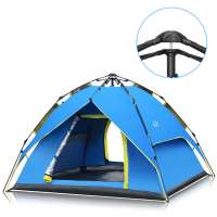 Wholesale Lightweight Outdoor Fibreglass Family Waterproof Folding Beach Hiking Camping Tent