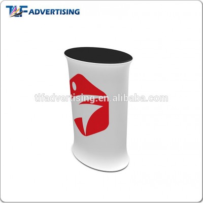 Tension fabric display exhibition portable counter